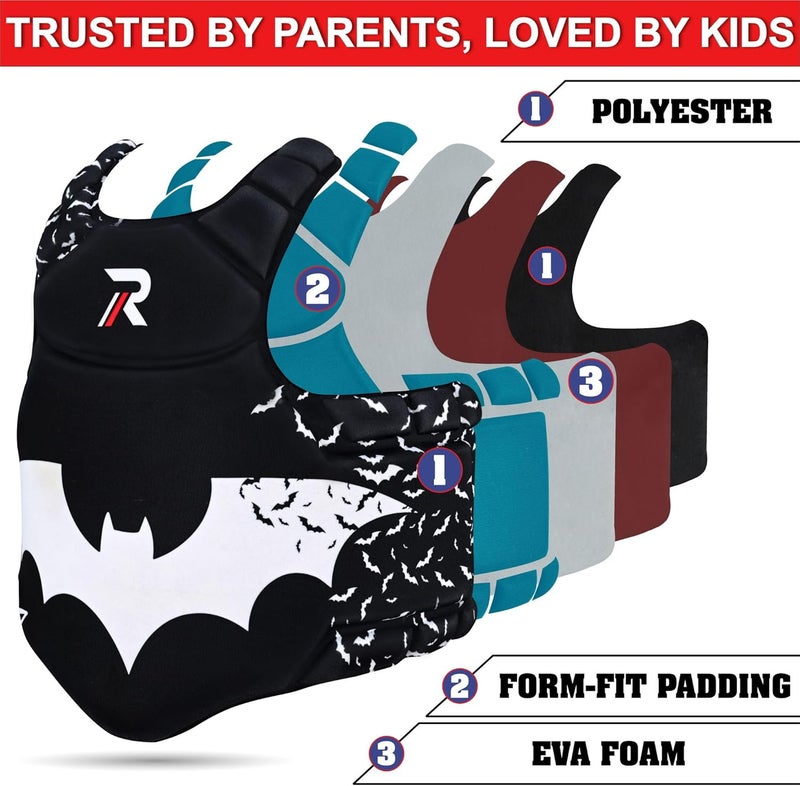 ROAR-INT Kid MMA Chest Guard, Body Protector for Kids, Training Gear (5–11 Years) - Image 5